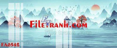 File tranh File gốc in bộ tranh decor treo tráng gương canvas FA6542 (ảnh gốc) in trần nhà