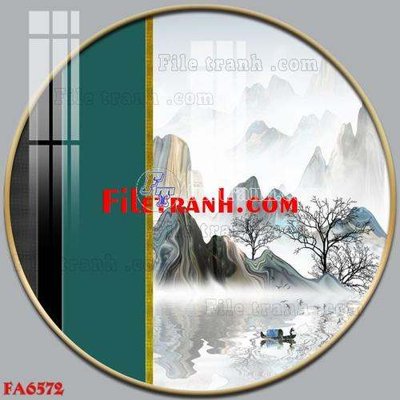 Chi tiết file ảnh File gốc in bộ tranh decor treo tráng gương canvas FA6572 sắc nét