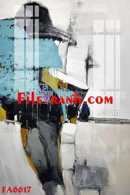 File tranh File gốc in bộ tranh decor treo tráng gương canvas FA6617 (bản gốc) trang trí văn phòng