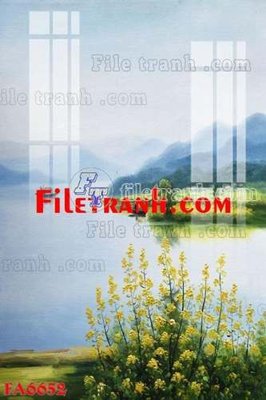 File tranh File gốc in bộ tranh decor treo tráng gương canvas FA6652 (ảnh gốc) in trần xuyên sáng