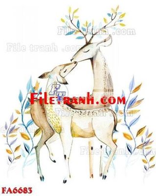 Tải file File gốc in bộ tranh decor treo tráng gương canvas FA6683 (gốc) chủ đề hoa sen