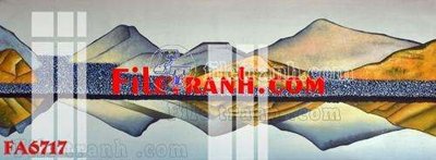 Hình ảnh file gốc File gốc in bộ tranh decor treo tráng gương canvas FA6717 cho in UV