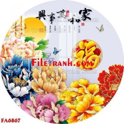 Tải file File gốc in bộ tranh decor treo tráng gương canvas FA6867 (gốc) làm file quảng cáo