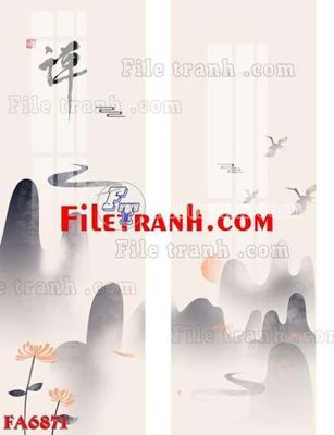 File PSD File gốc in bộ tranh decor treo tráng gương canvas FA6871 (bản gốc) dễ dàng edit