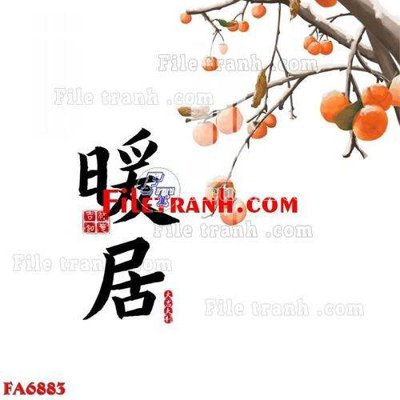 File tranh in mica File gốc in bộ tranh decor treo tráng gương canvas FA6883 (độ phân giải cao)