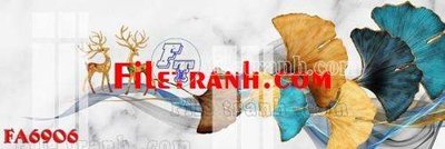 File gốc File gốc in bộ tranh decor treo tráng gương canvas FA6906 (thiết kế) độc quyền