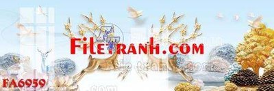 File tranh File gốc in bộ tranh decor treo tráng gương canvas FA6959 (gốc) chủ đề tĩnh vật