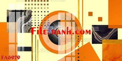 File in trần File gốc in bộ tranh decor treo tráng gương canvas FA6979 (file gốc) xuyên sáng