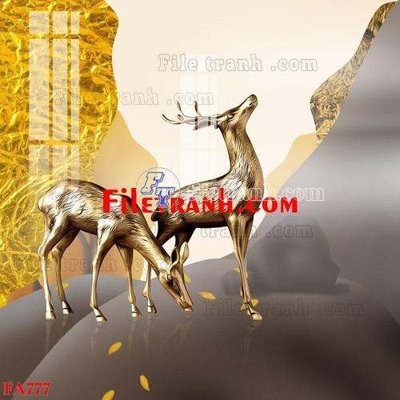 File PSD File gốc in bộ tranh decor treo tráng gương canvas FA777 (gốc) cho designer