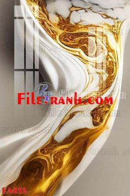File gốc File gốc in bộ tranh decor treo tráng gương canvas FA852 (in lụa) tranh mã đáo