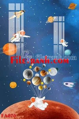 Download file gốc File gốc in bộ tranh decor treo tráng gương canvas FA876 (in lụa) nghệ thuật