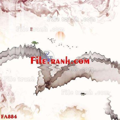 File tranh File gốc in bộ tranh decor treo tráng gương canvas FA884 (bản gốc) treo quán cafe