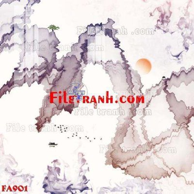 File in trần File gốc in bộ tranh decor treo tráng gương canvas FA901 (bản gốc) 5D