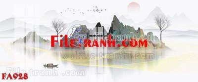 File tranh quảng cáo File gốc in bộ tranh decor treo tráng gương canvas FA928 (download file gốc)
