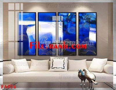 File ảnh File gốc in bộ tranh decor treo tráng gương canvas FA974 (gốc) cho trang trí nội thất