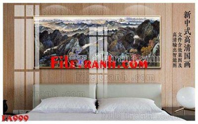 File tranh in trần File gốc in bộ tranh decor treo tráng gương canvas FA999 (ảnh gốc siêu nét)
