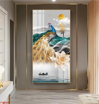 File ảnh gốc File tranh tráng gương hiện đại FG3008 (chuyên in mica)