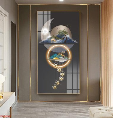 File tranh File tranh tráng gương hiện đại FG3032 (bản gốc) in lụa 3D