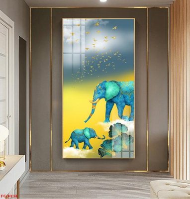 File gốc File tranh tráng gương hiện đại FG3034 (PSD/TIFF) độ phân giải cao