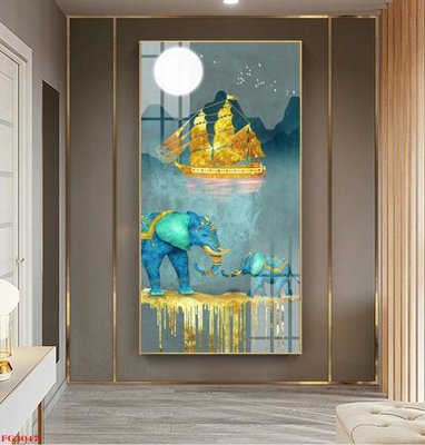 File in ấn File tranh tráng gương hiện đại FG3047 (bản gốc) sắc nét