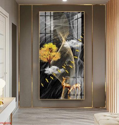 Download file File tranh tráng gương hiện đại FG3074 (gốc) in mica bàn thờ