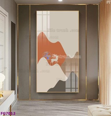 Tải file File bộ tranh tráng gương hiện đại FG7012 (gốc) in trên mọi chất liệu