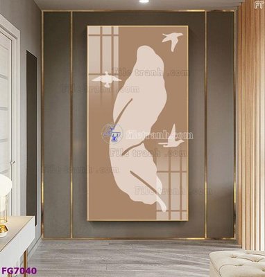 File ảnh File bộ tranh tráng gương hiện đại FG7040 (gốc) cho trang trí nhà hàng