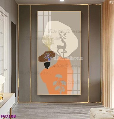 Tải file gốc File bộ tranh tráng gương hiện đại FG7108 (in không vỡ ảnh)