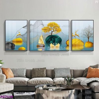 Tải file gốc File bộ tranh tráng gương hiện đại FG7119 (in tráng gương) siêu đẹpFile tranh gốc File bộ tranh tráng gương hiện đại FG7119 chất lượng cao