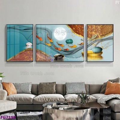 Tải file File bộ tranh tráng gương hiện đại FG7195 (ảnh gốc) in gạch men