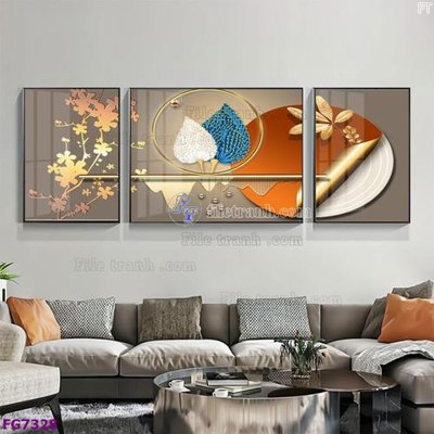 Tệp tin gốc File bộ tranh tráng gương hiện đại FG7328 (dùng cho in) File bộ tranh tráng gương hiện đại FG7328