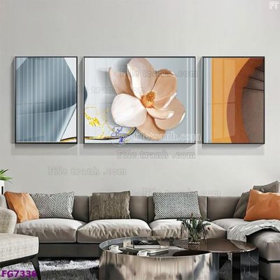 Tải file gốc File bộ tranh tráng gương hiện đại FG7336 (để in lụa)