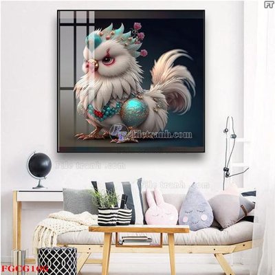 File PSD Tranh 12 con giáp FGCG106 (bản gốc) đã tách nền