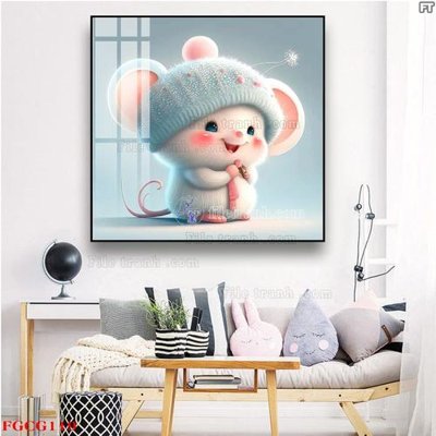 Tải file Tranh 12 con giáp FGCG119 (gốc) chủ đề hoa sen