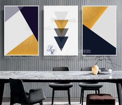 File in trần File tranh hiện đại pha lê gương FK057 (bản gốc) mây trời