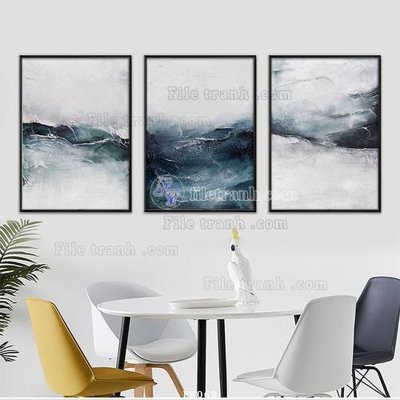 File tranh File tranh hiện đại pha lê gương FK068 (bản gốc) treo tường