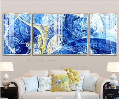 File in trần File tranh hiện đại pha lê gương FK140 (file gốc) xuyên sáng