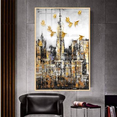 File PSD File tranh hiện đại pha lê gương FK141 (nguyên bản) cho thiết kế