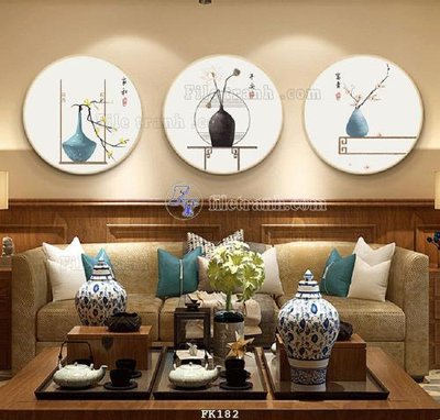 File ảnh File tranh hiện đại pha lê gương FK182 (gốc) in biển hiệu