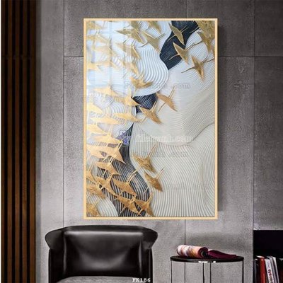 File gốc File tranh hiện đại pha lê gương FK186 (in tráng gương) hiện đại