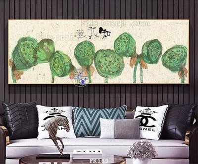 File gốc in mica File tranh hiện đại pha lê gương FK189 chất lượng