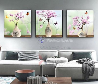 File tranh ảnh gốc File tranh hiện đại pha lê gương FK315 dùng cho in khổ lớn