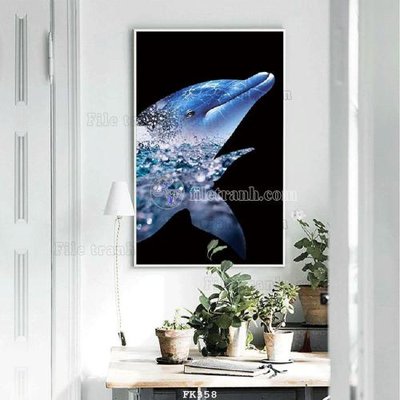 Mua file gốc File tranh hiện đại pha lê gương FK358 (chất lượng) tại Filetranh.com