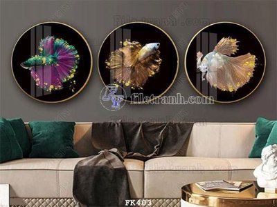 Tải file File tranh hiện đại pha lê gương FK403 (gốc) làm file thiết kế