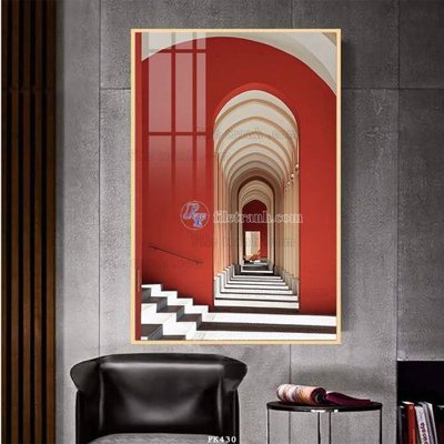 File tranh File tranh hiện đại pha lê gương FK430 (bản gốc) in canvas