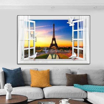 File in ấn File tranh hiện đại pha lê gương FK454 (bản gốc) chất lượng cao