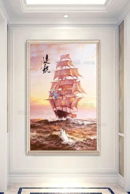 File tranh File tranh hiện đại pha lê gương FK520 (gốc) chủ đề thiên nhiên