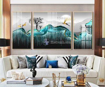 File tranh in tráng gương File tranh hiện đại pha lê gương FT003 (siêu nét)