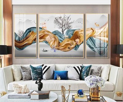 File gốc File tranh hiện đại pha lê gương FT005 (phong cách) tối giản