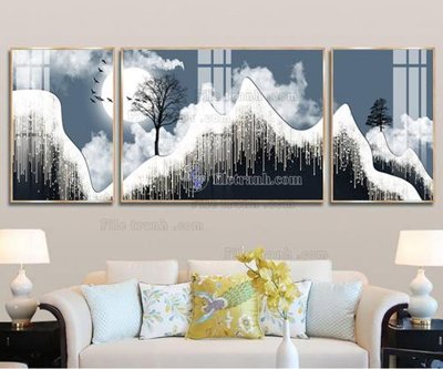 File ảnh File tranh hiện đại pha lê gương FT030 (gốc) in standee